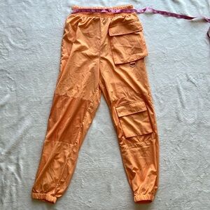Cargo mesh panel joggers